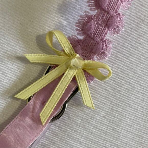 For Love & Lemons Daphne Garter Belt Purple New Floral Metallic Embroidery Large - Picture 9 of 11